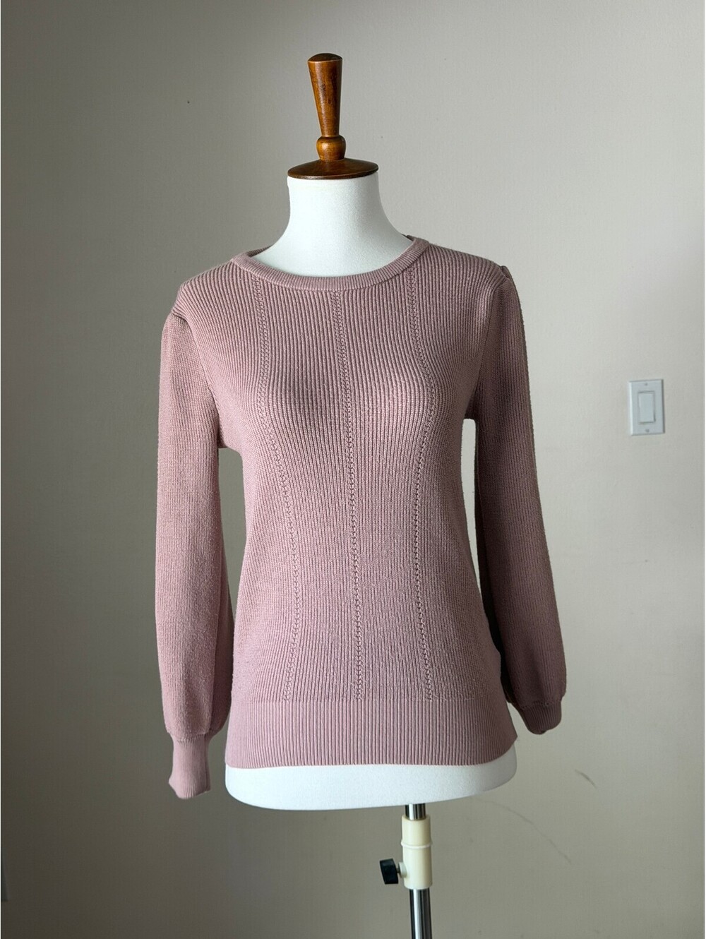 Pink Knit Sweater - Size S/P US Women's Philosophy